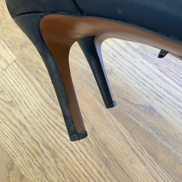 Womens black coach Seneca glaze leather  bootie size 10 - Picture 14 of 16